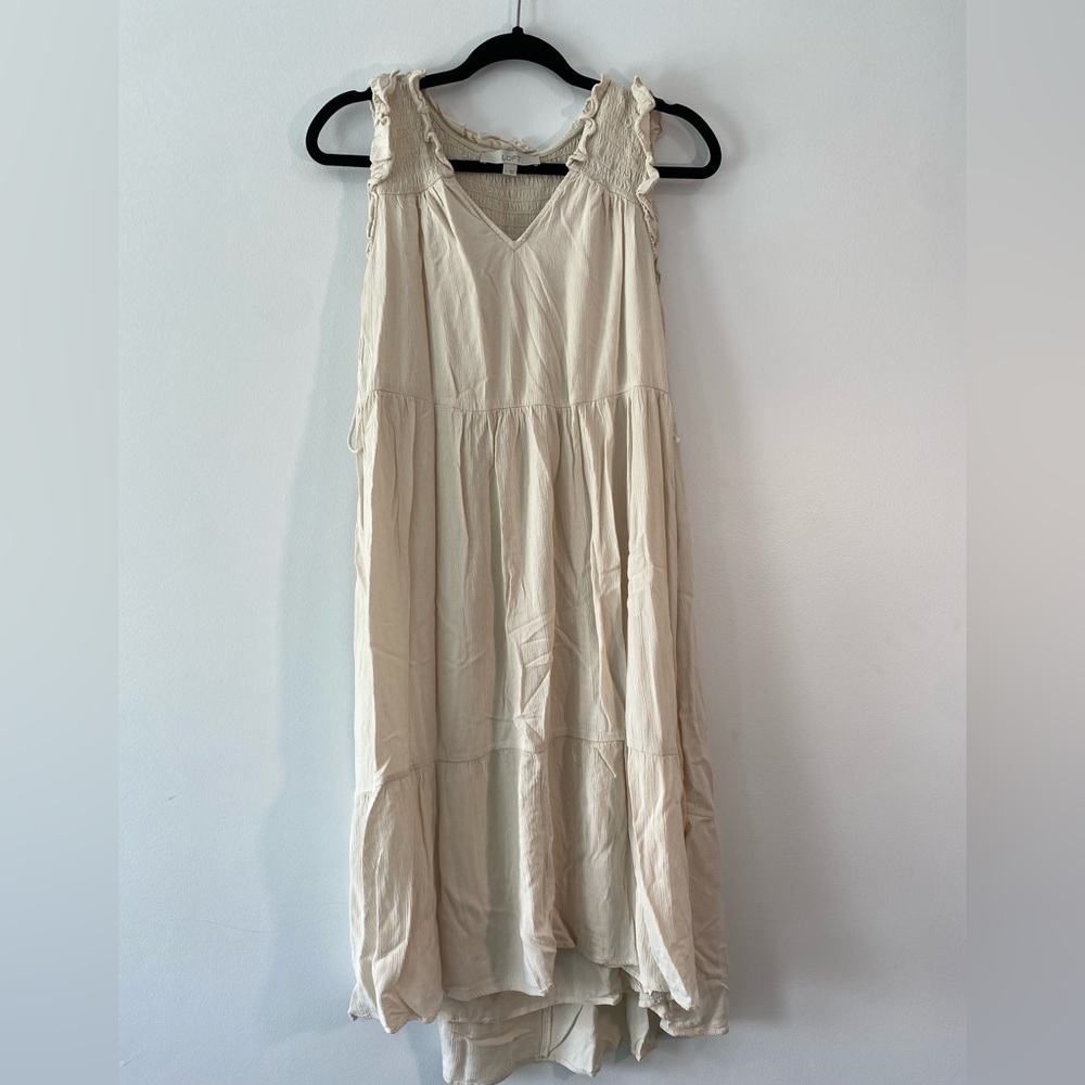 Loft Soft Creamy tank dress
